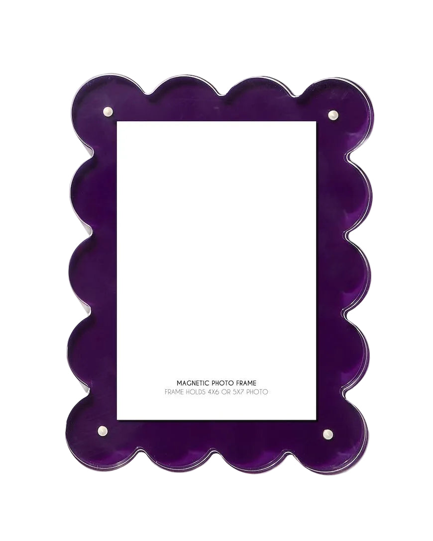 Plum Color Frame Plum Acrylic Picture Frame – Il'argento
