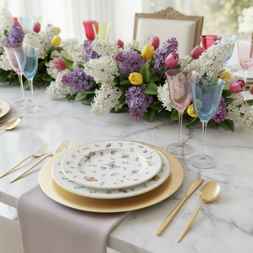 Vibrant Dining Set - Vista Detallada