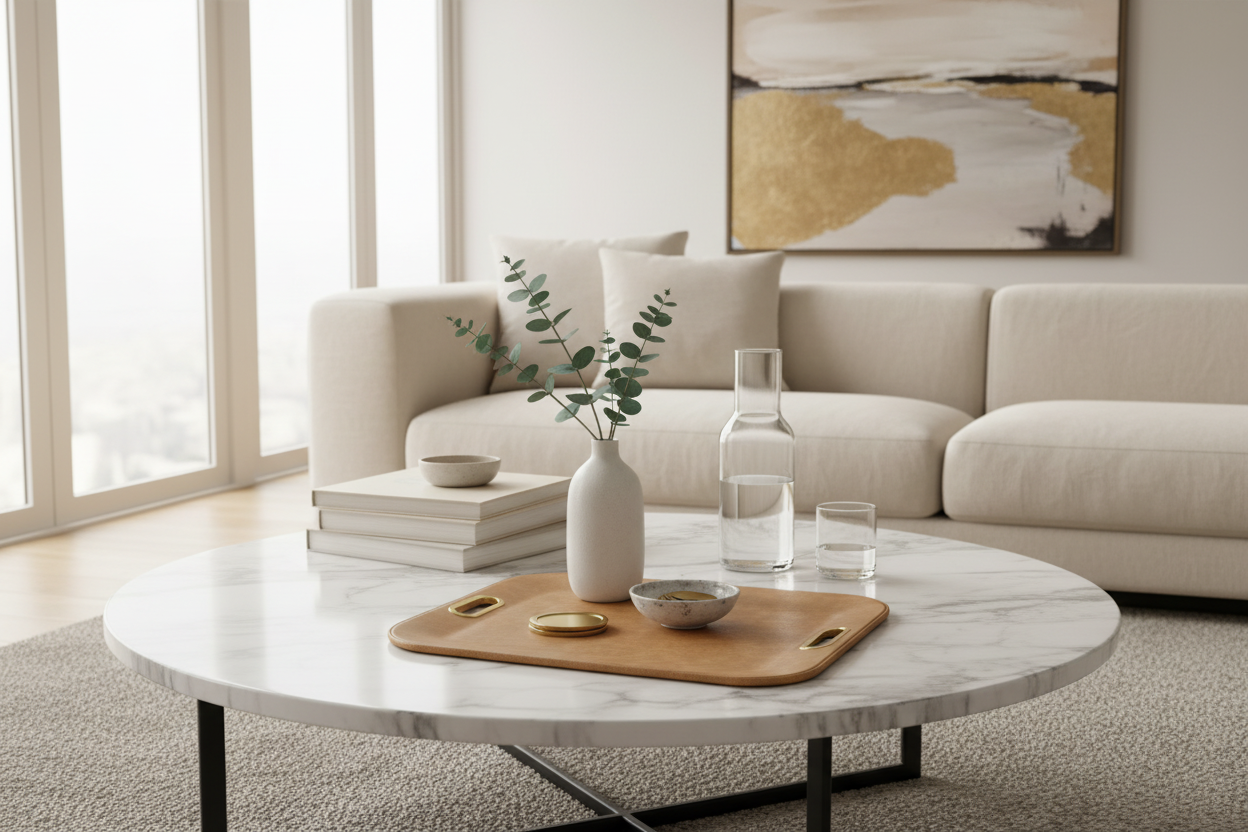 Producto ambientado con proporciones correctas