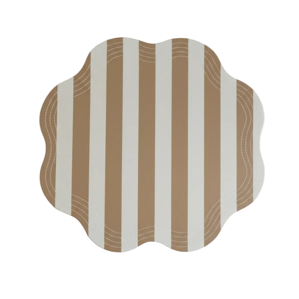 Retro Placemat individual fondo blanco matte