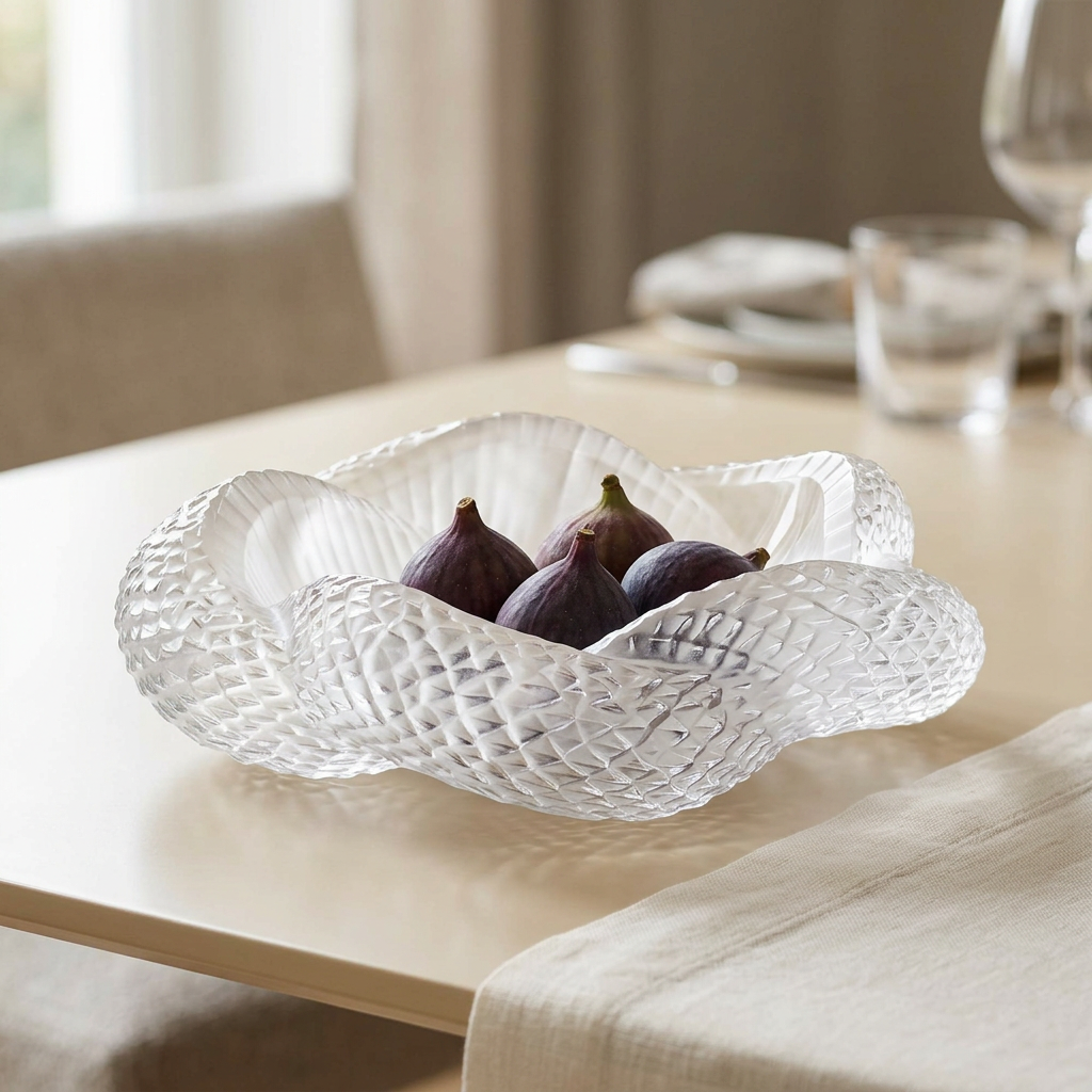 Serpent de Lalique en una mesa elegante