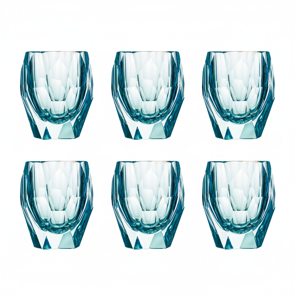 Set de 6 Vasos Vanity Aquamarine
