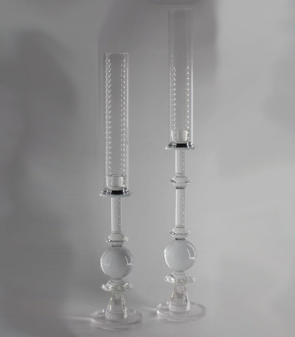 Crystal Candle Holder - Ball Shades