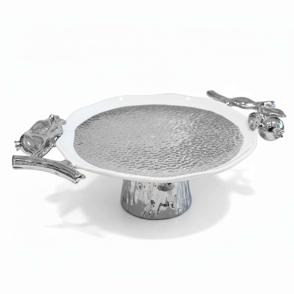 Silver Cake Stand - Brighter