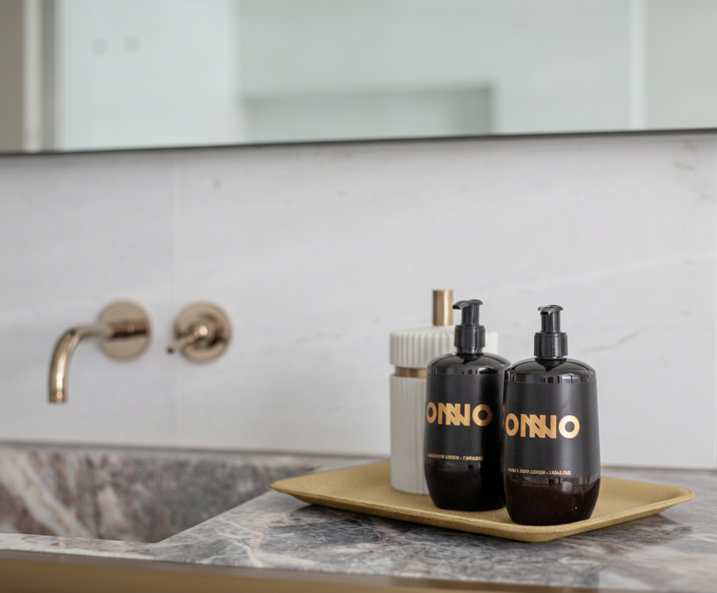 Small Serving Tray Lifestyle - Tono Mostaza