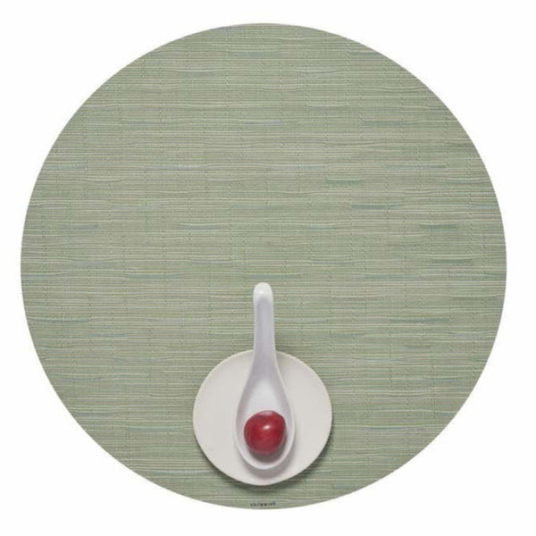 Bamboo - Round Placemats Spring Green (Set of 4)