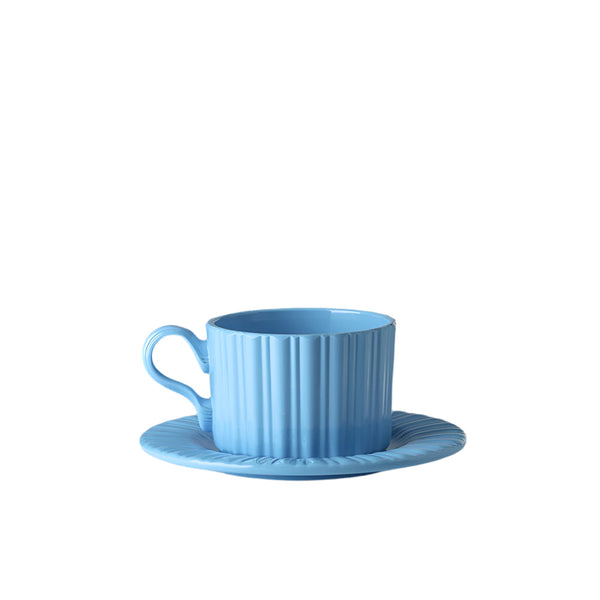 Tea Time - Tea Cup & Saucer Turquoise (Set of 2)