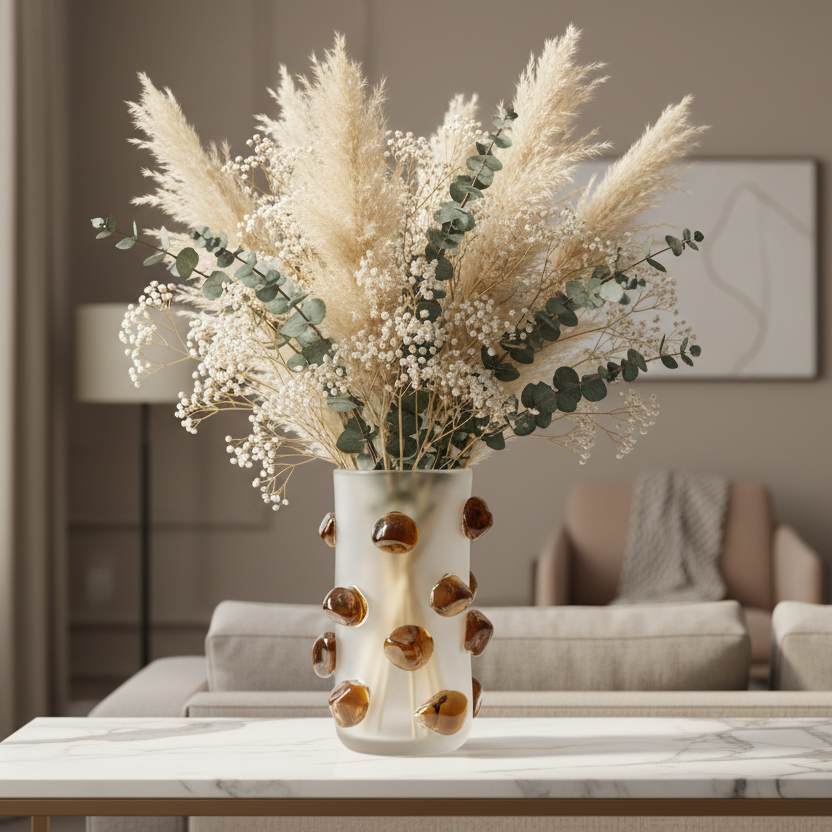 Thelestro Vase Glass - Lifestyle