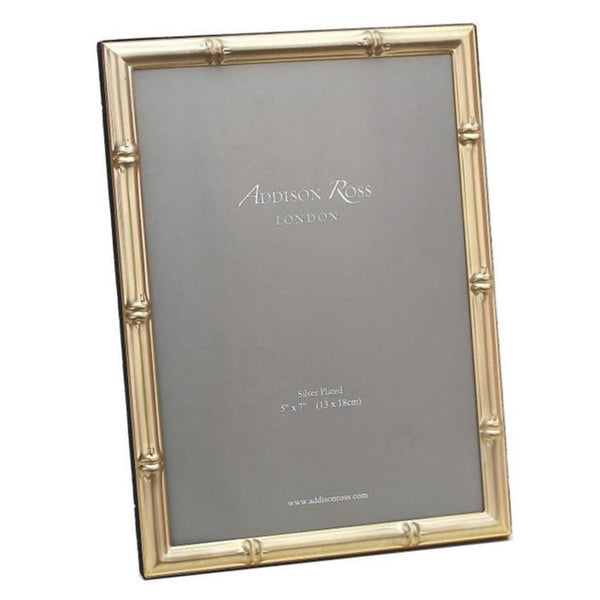 Bamboo - Matte Gold Picture Frame Large