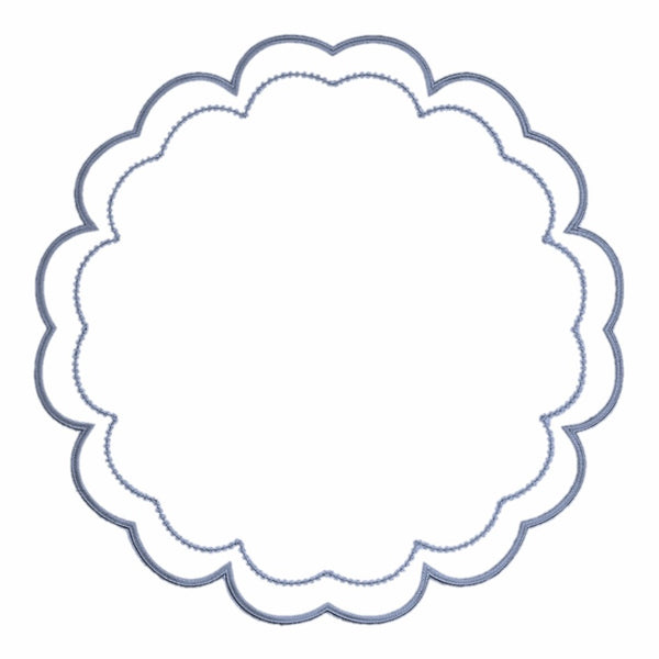 Victoria - Impermeable Navy Placemats (Set of 4)