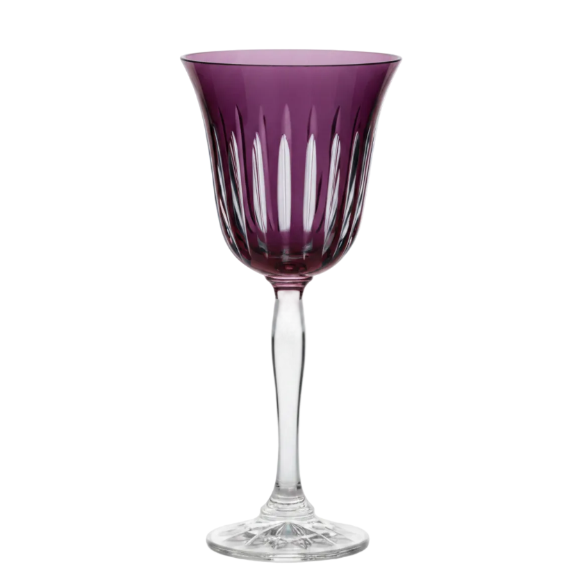 Water Goblet Purple Amethyst