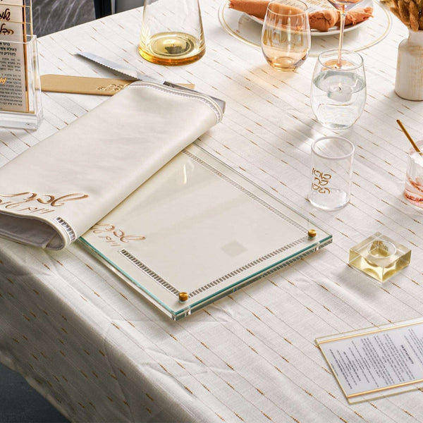 Hemstich - Lucite Challah Board Gold