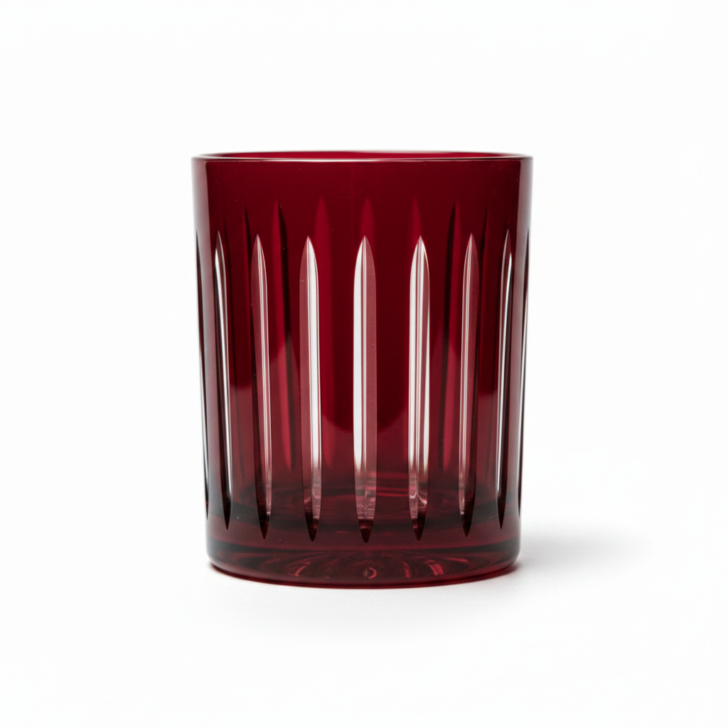 Whiskey Glass Red