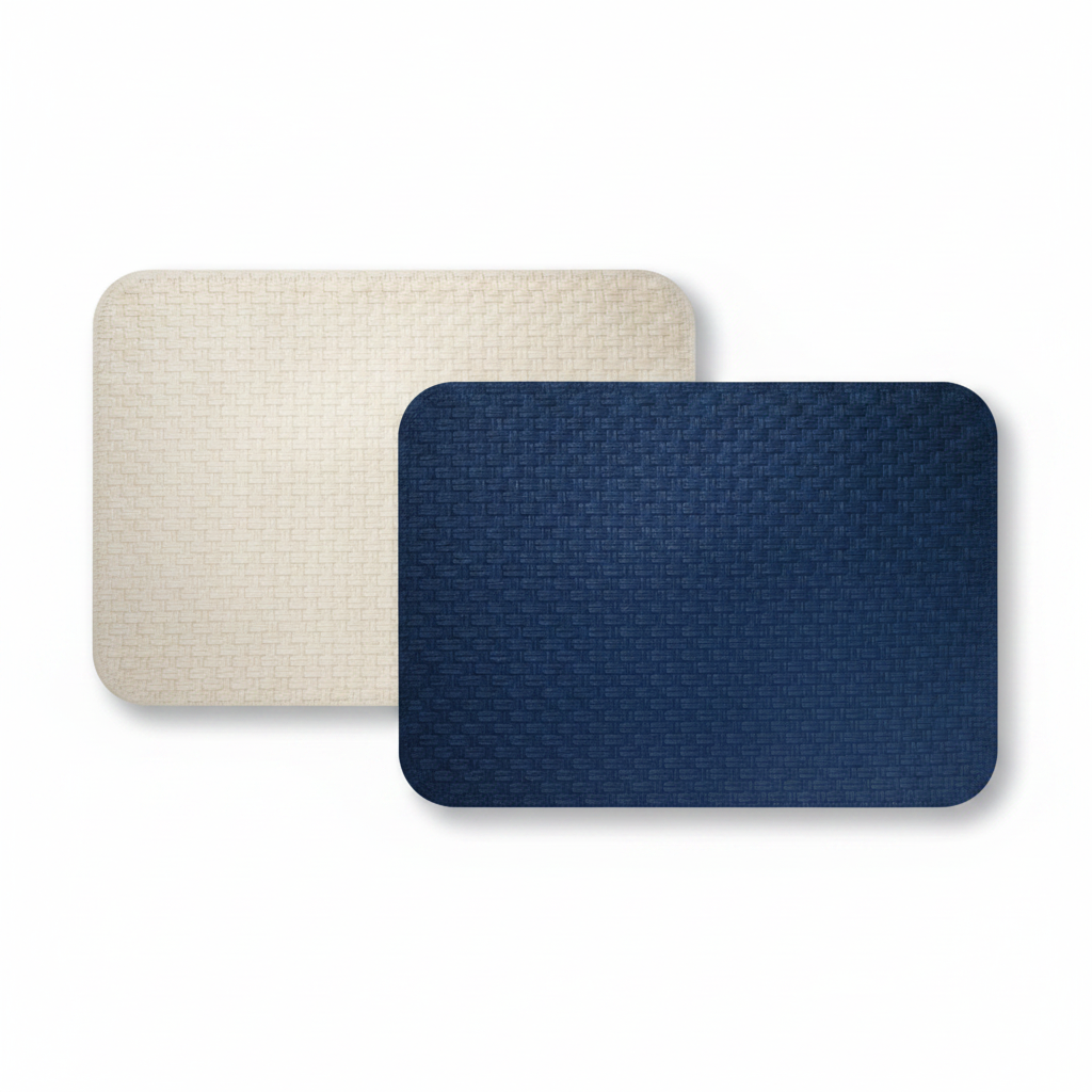 Wicker Oblong Mats - Family Shot Fondo Blanco