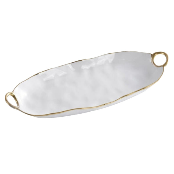 Golden Handles - White and Gold - Deep Long Server