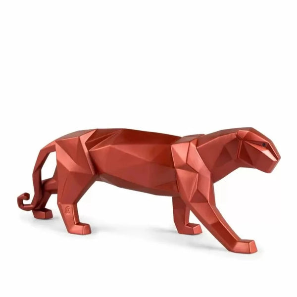 Panther Figurine - Metallic