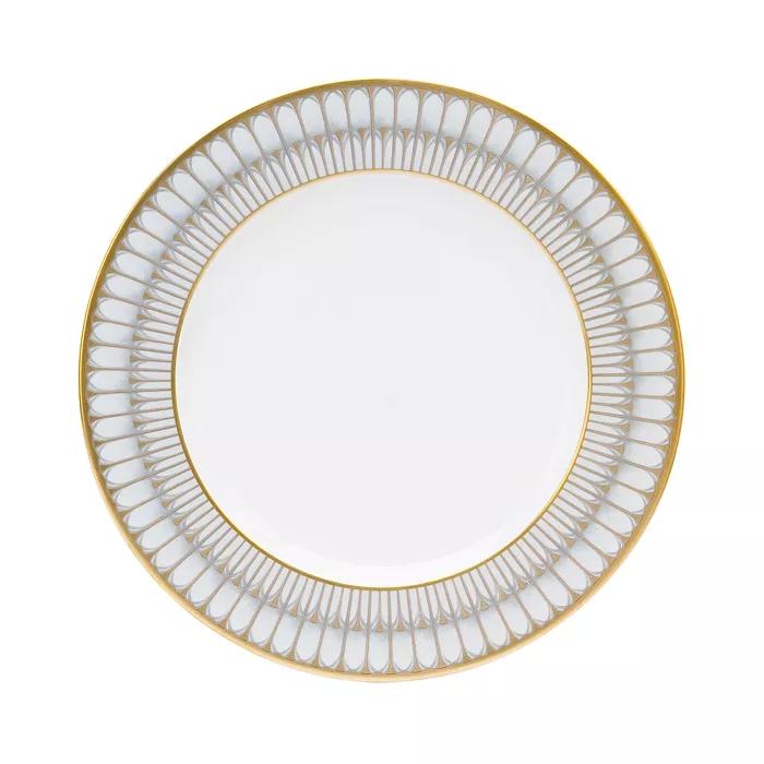Arcades Grey & Gold - Dinner Plate