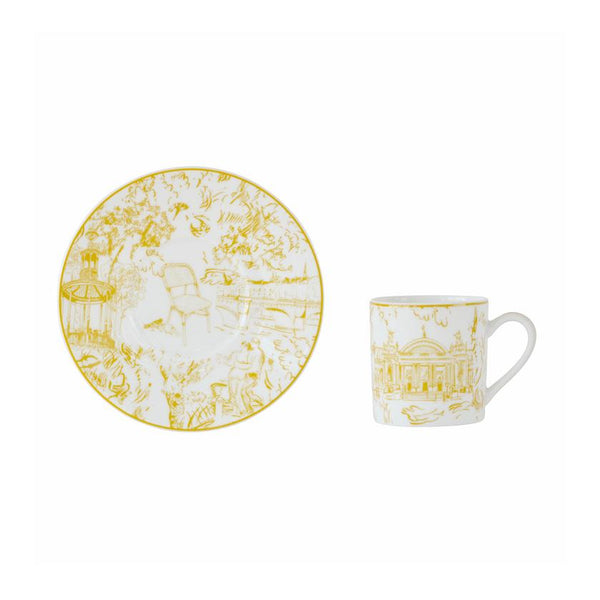 Tout Paris -  Espresso Cup and Saucer