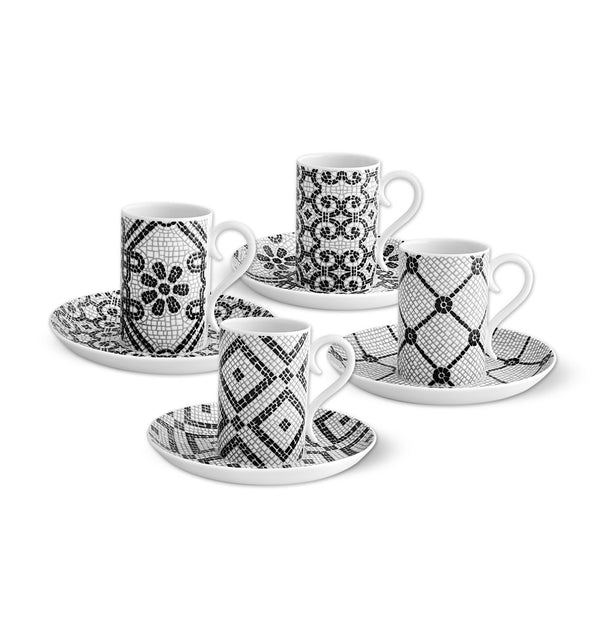 Calcada Portuguesa - Coffee Cups & Saucers (Set of 4)