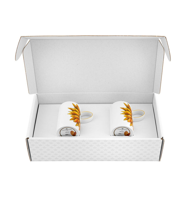 Amazonia - Set Of 2 Expresso Cups And Saucers