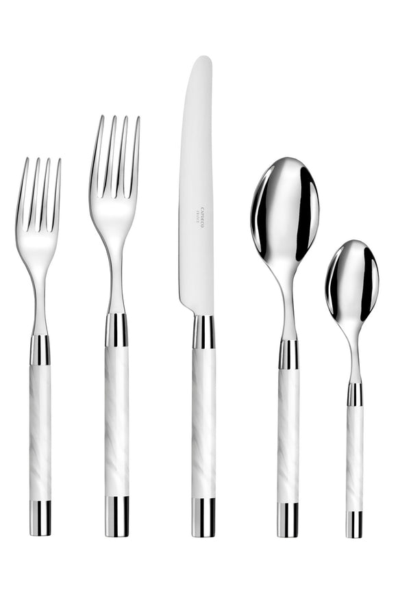 Conty - Flatware Place Setting White (Set of 5)