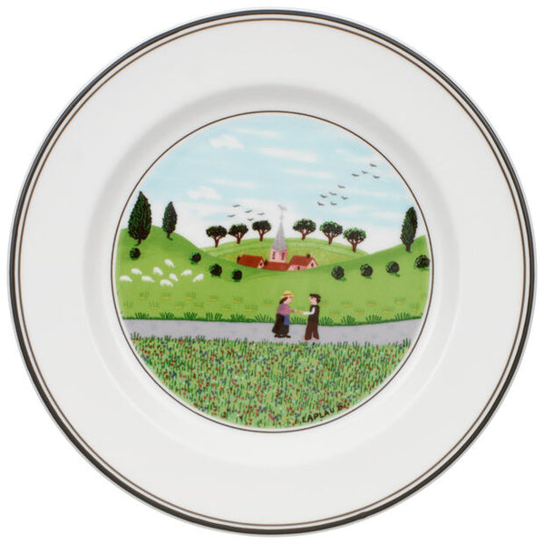 Design Naif - Appetizer/Dessert Plate Meeting (Set of 6)