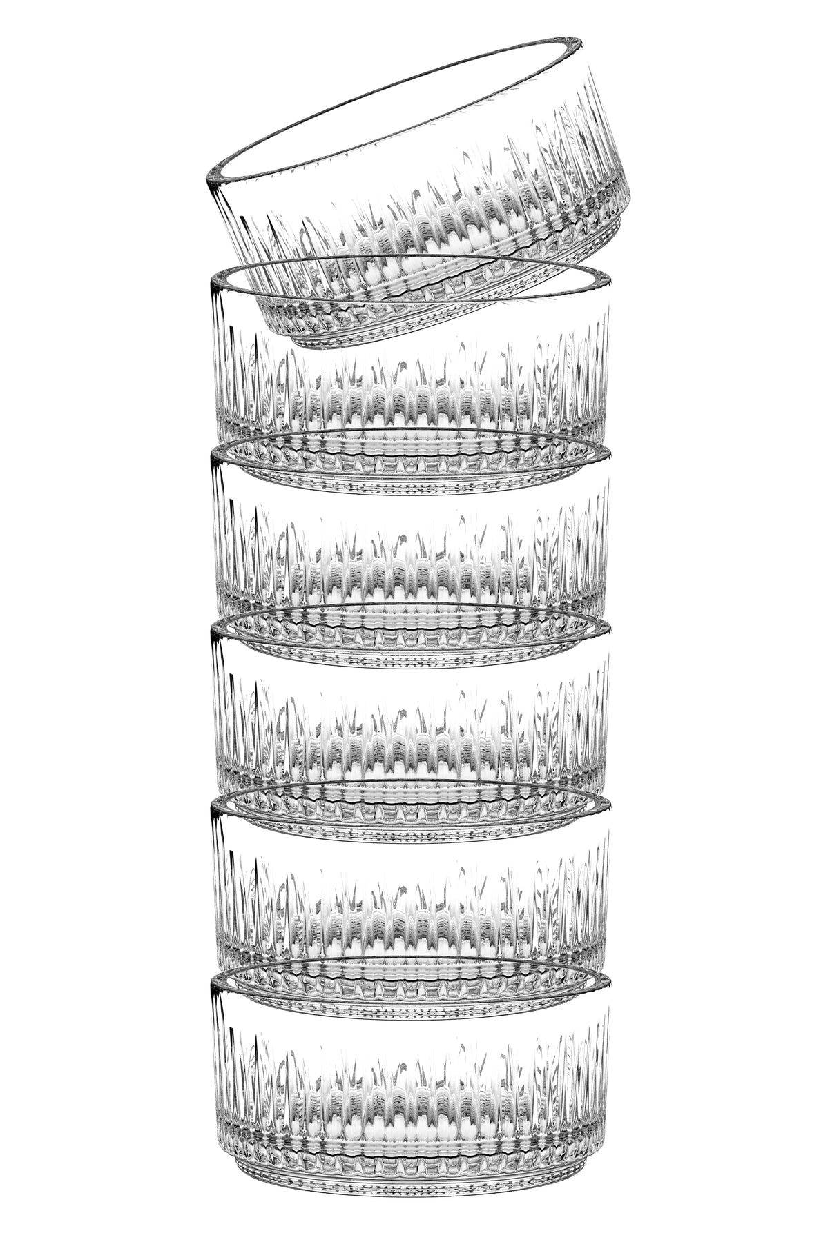 Barski Tabletop Stackable Serving Individual Bowl (Set of 6) Il'argento