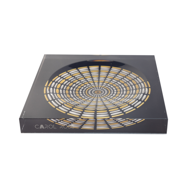 Candy Bowl - Gold & White Mandala