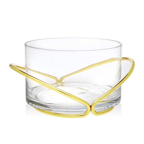 Infinity - Salad Bowl - Gold Rack
