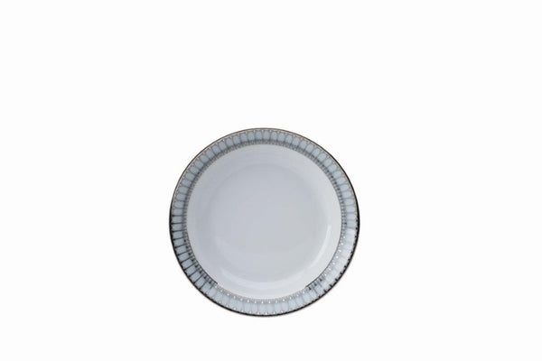 Arcades Grey & Platinum - Soup / Cereal Plate