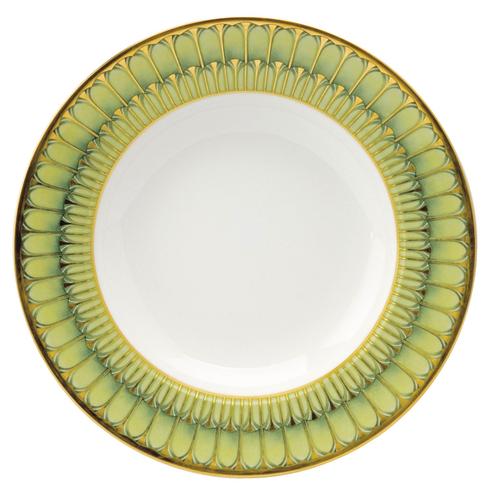 Arcades Green - Rim Soup Plate
