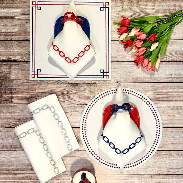 Chains - Napkin (Set of 8)