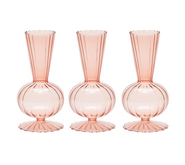 Tess Bud - Blush Vase (Set of 3)
