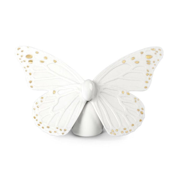 Butterfly Figurine - Golden Luster