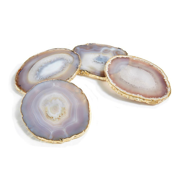Lumino - Gemstone Gold Coasters (Set of 4)