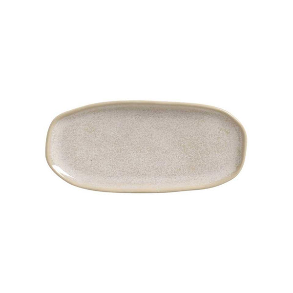 Latte - Shallow Organic Oval Platter Small (Set of 4)