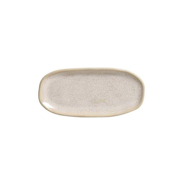 Latte - Shallow Organic Oval Platter Mini (Set of 4)