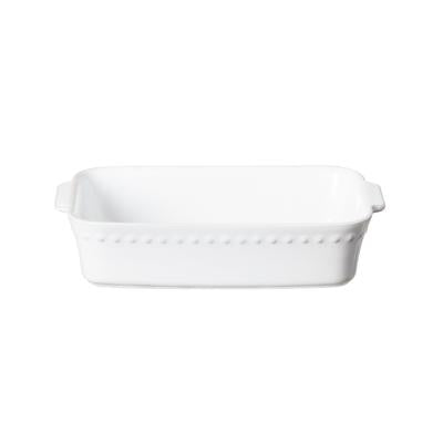 Pearl white - Rect. baker  11""