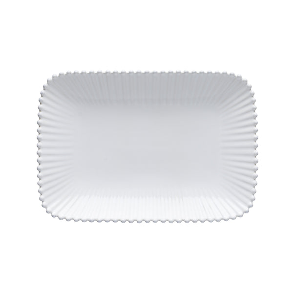 Pearl white - Medium rect. platter