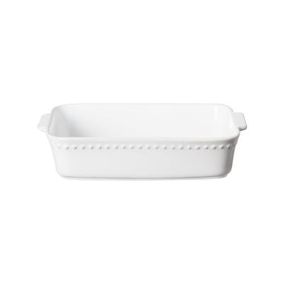 Pearl white - Rect. baker  13""