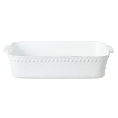 Pearl white - Large rect. baker