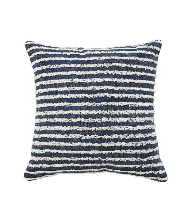 Ensign Blue Wispy Ways Throw Pillow Square
