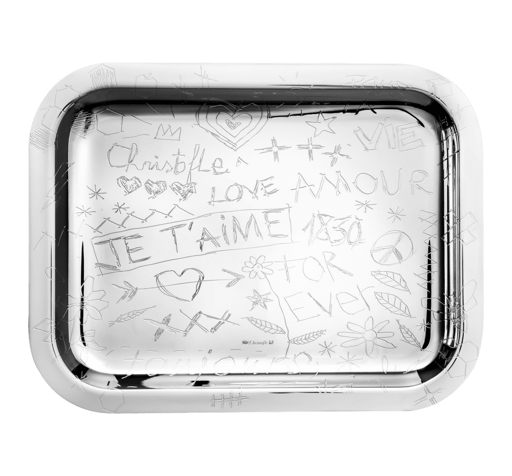 Graffiti - Rectangular Tray - L Christofle