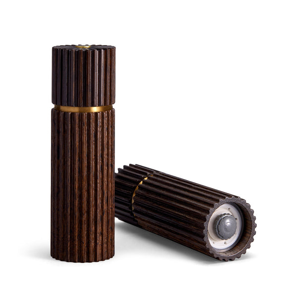 Ionic - Salt & Pepper Mills Smoked Oak (Set of 2)