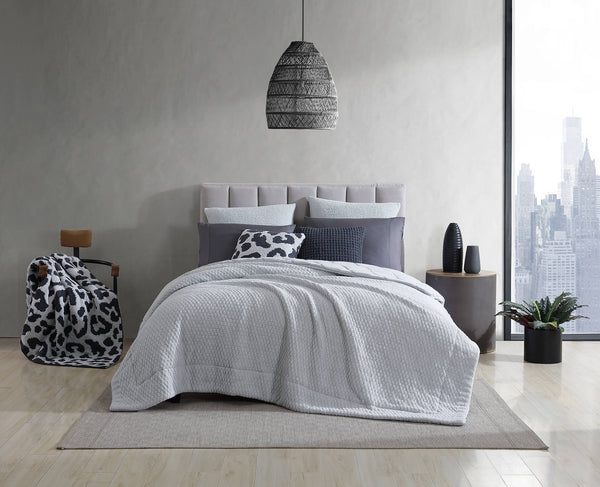 Snug Waffle Throw Coal
