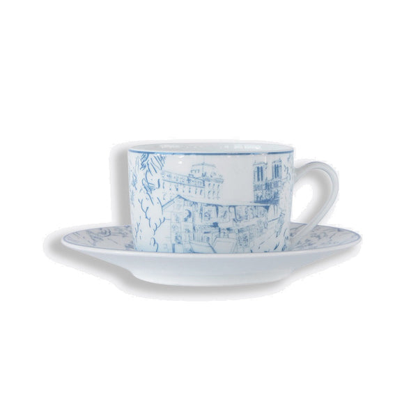 Tout Paris -  Tea Cup and Saucer