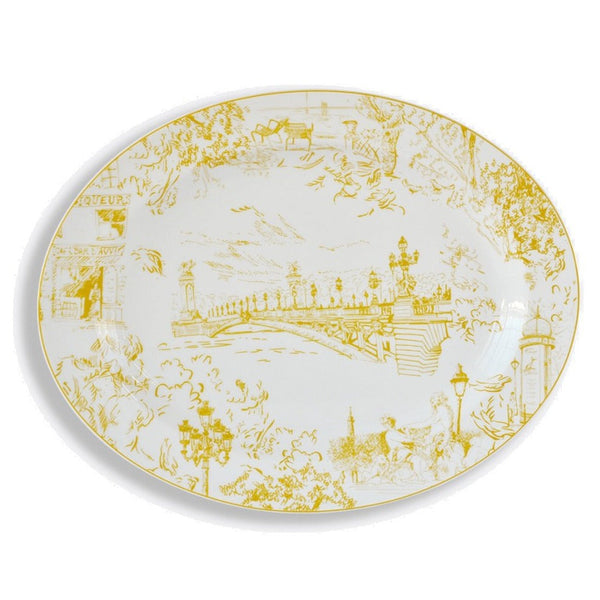 Tout Paris - Large Oval Plate