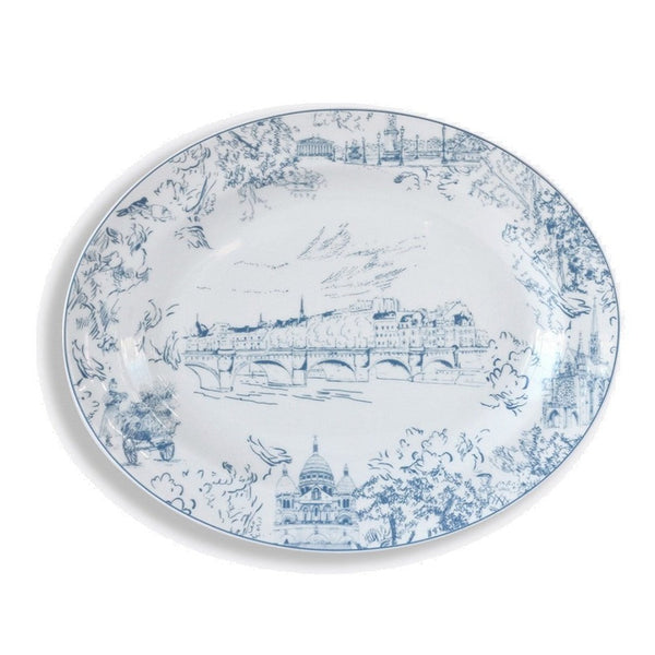 Tout Paris - Small Oval Plate