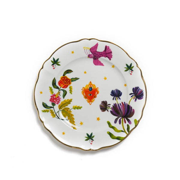 La Tavola Scomposta - Floral Decal - Plate