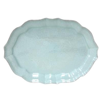 Impressions robins egg blue - Large oval platter